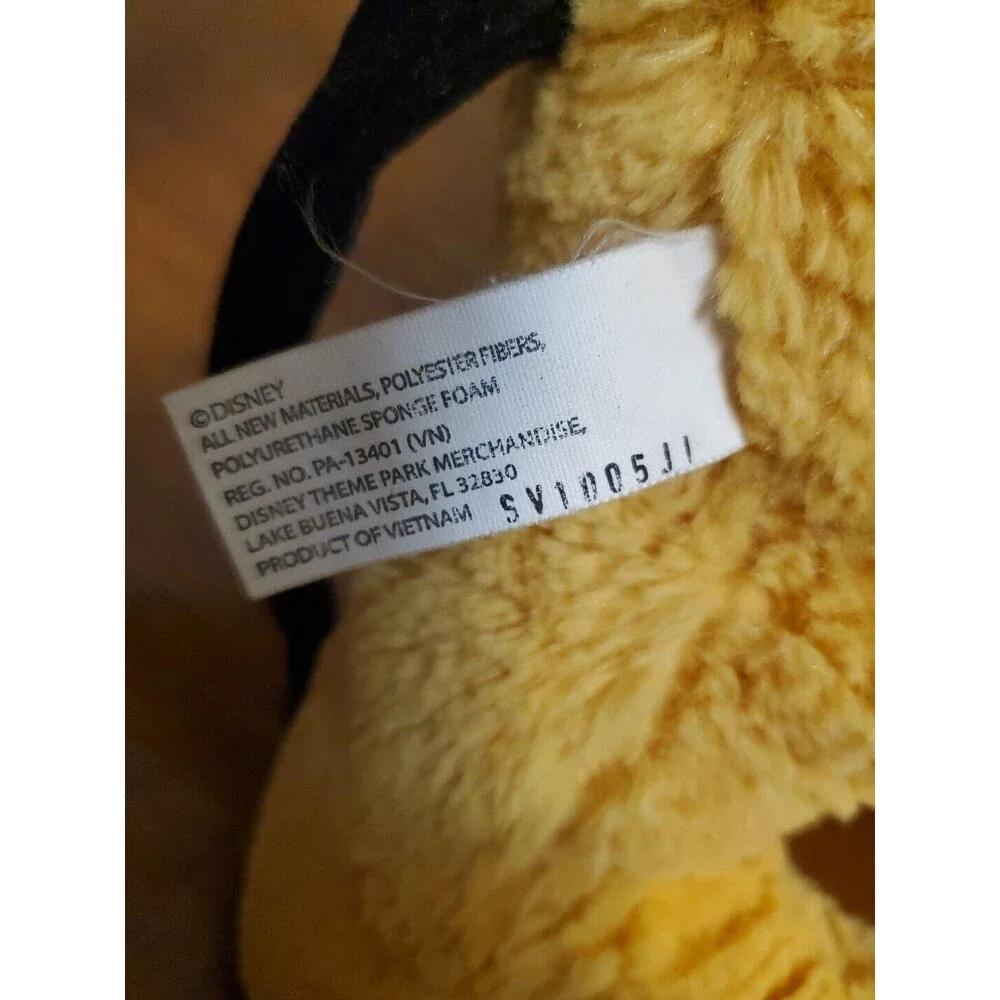 Pluto Plush Stuffed 18” Disneyland Walt Disney World Laying Down Soft Dog